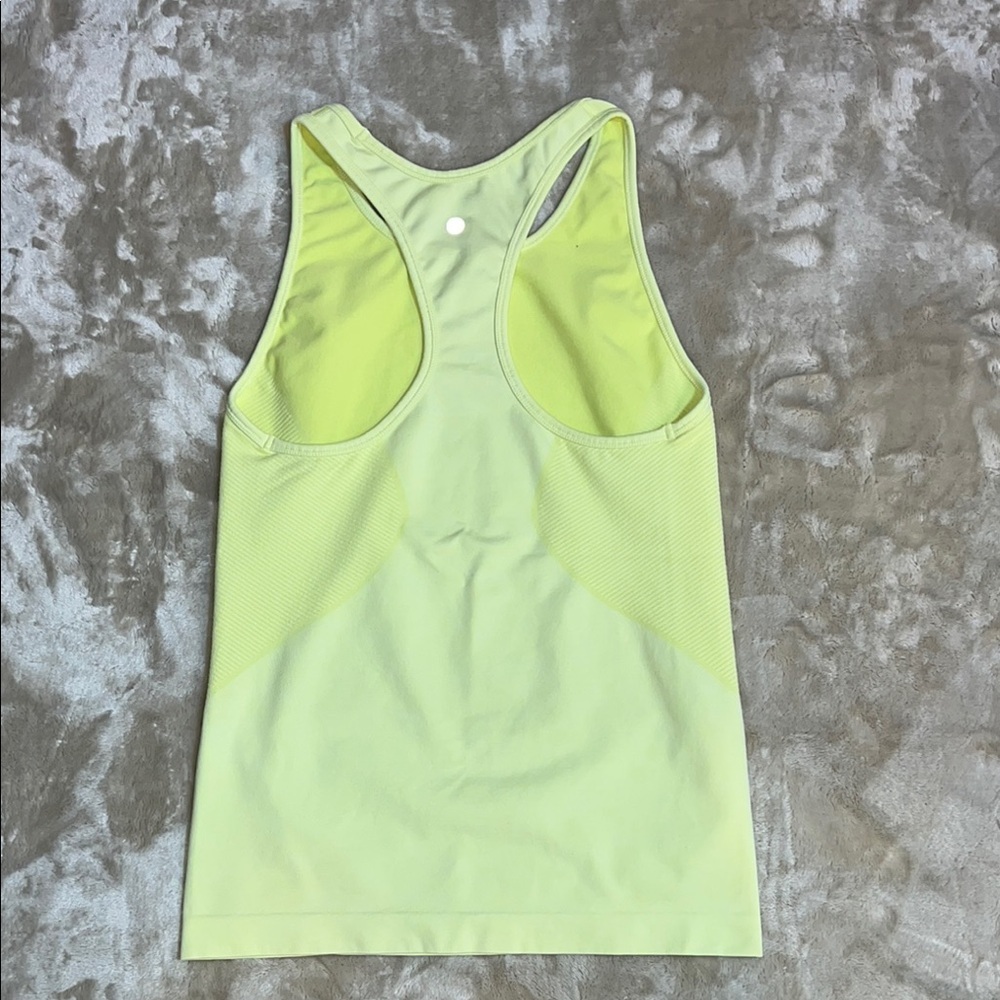 Zella Light Yellow Racerback Tank - Picture 3 of 5